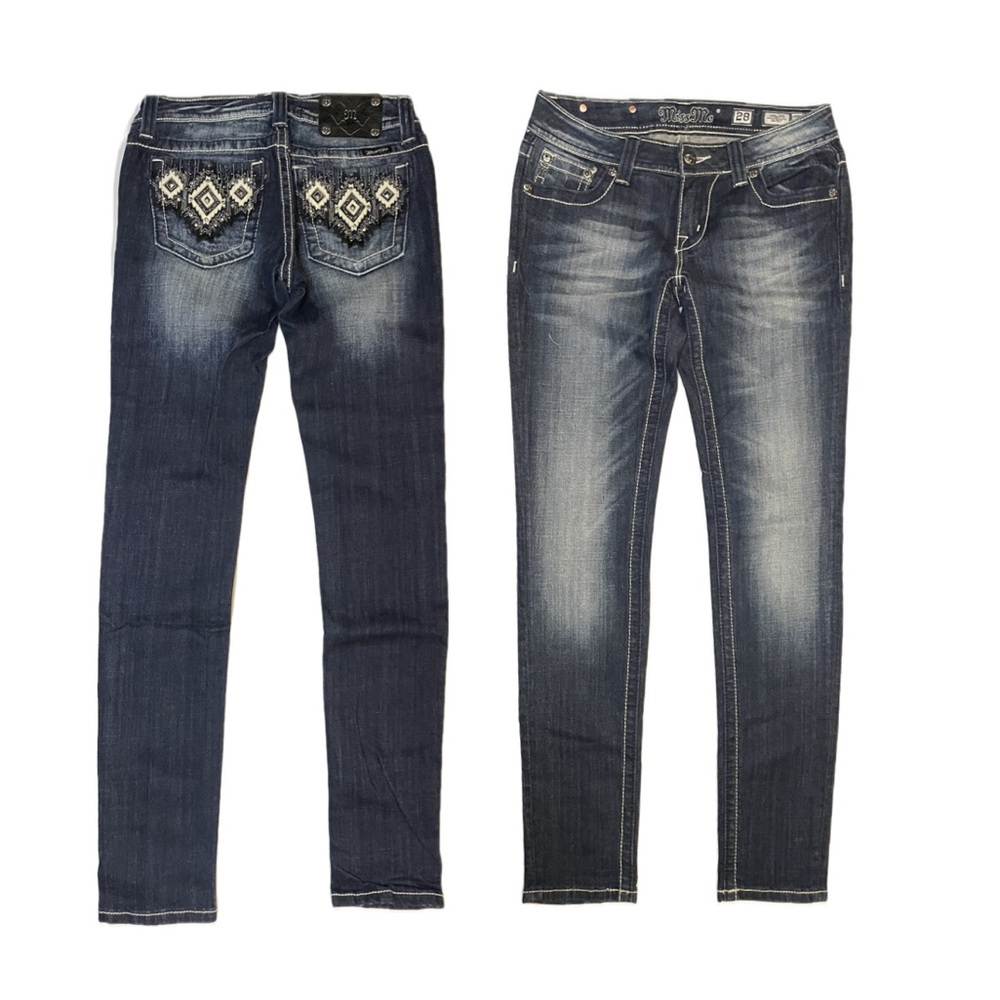 HOST PICK NWT Tribal Design Miss Me Skinny Jean ⚡️